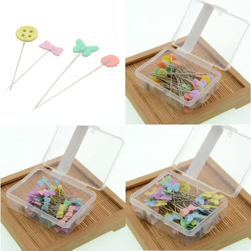 100 Pcs Patchwork Pins Sewing Marker Needle Positioning Needles Handmade DIY Dressmaking Pin Sew Accessories