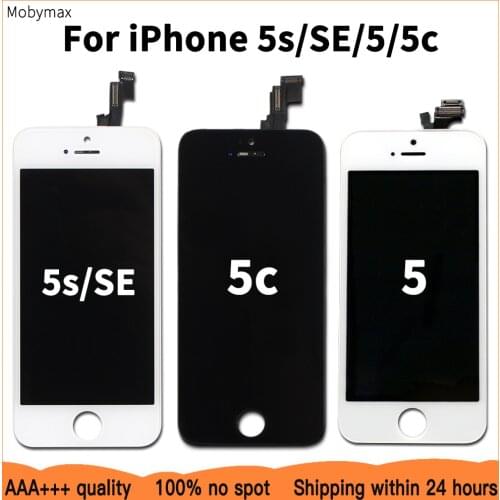 100% Test Work LCD Display For iPhone 5s Replacement AAAA+++ Quality LCD Touch Screen For iPhone 5 SE 5c Factory Promotion