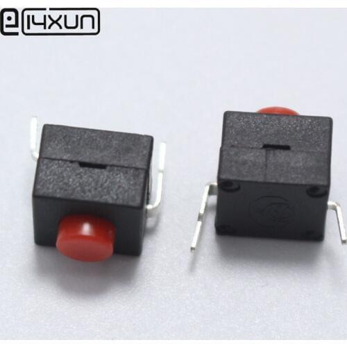 4PCS 1A 8X8x8.4mm 2P Push Button Switch 8*8MM 2Pin Tactile Power Micro Switch Self-locking Latching Parts