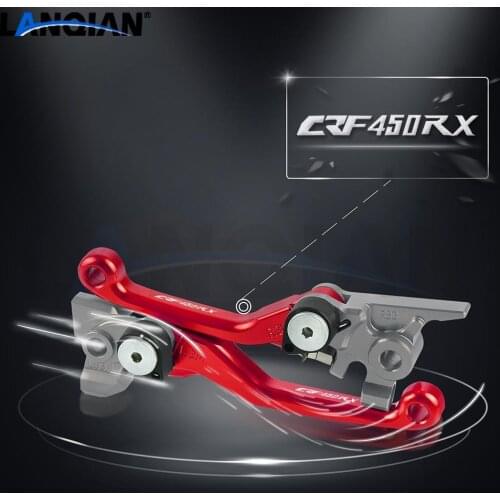 For Honda CRF450RX Motorcycle Accessories Dirt Pit Bike Motocross Pivot Brake Clutch Levers CRF 450RX CRF 450 RX 2017 2018