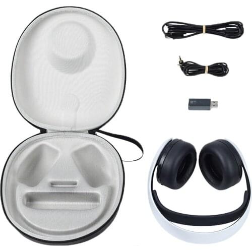 PS5 3D Headset Carry Case Headphone Bag Headsets Storage Bag Cover Case Waterproof Bag Headphones Box Case for Wireless Pulse 3D