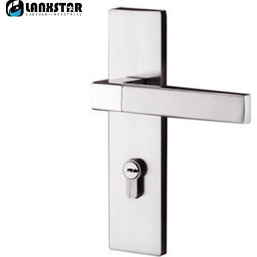 European-style Interior Room Door Lock Bedroom Wooden-door Handle Locks Suit Thickness 38mm-50mm Door-locker