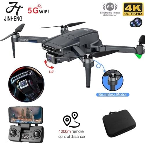 JINHENG L800Pro Drone GPS 6k Profesional FPV RC Quadcopter With Dual HD Camera Brushless 5G WiFi Foldable Helicopter Toys Boys