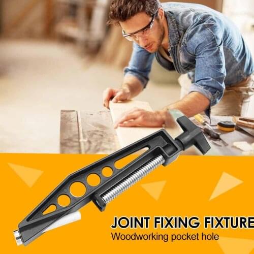 Woodworking Pocket Hole Joints Fixed Clamp Slant Hole Easy To Deform When Clamping The Workpiece Pull Clip Slant Hole Clamp