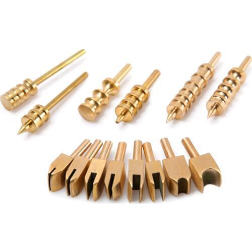 Handmade Leather Tools Electric Pure Copper Edger Brass Trimming Line Hot Edge Line Edger Electric Iron for Leather Production