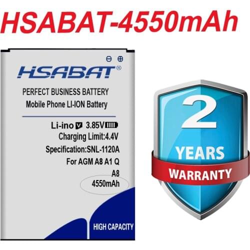 Top Brand 100% New 4550mAh Battery for AGM A8 A1 Q SE for Mann ZUG 5S ZUG5S ZUG5SQ ZUG 5SQ in stock