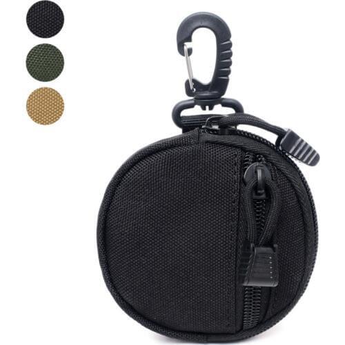 Men Coin Purses Bag Portable Tactical Wallet Pouch Outdoor Hunting Cycling bag EDC Utility Gear Zipper Money Card Key Holder