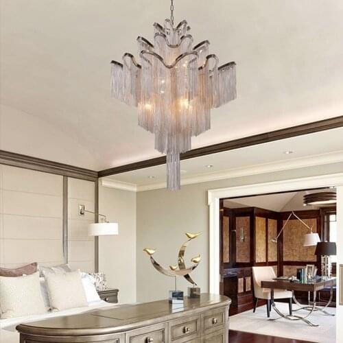 Nordic Fringed Pendant Lights Post Modern Dining Room Living Room Decoration Luxury Hanging Lamps LED Restaurant Bar Fixtures