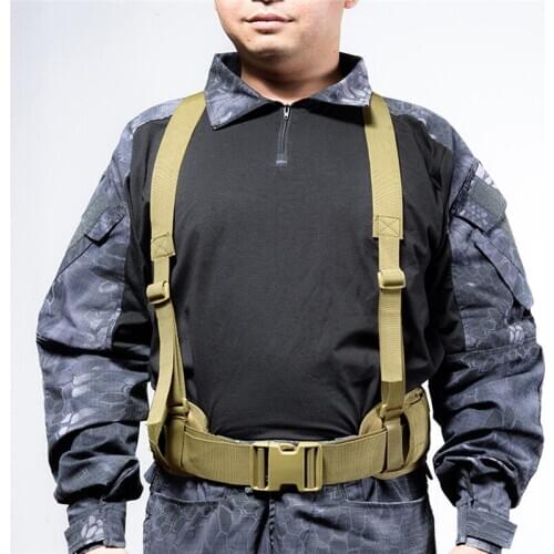 1pc Portable Adjustable Waistband Multifunctional Tactical Military Waist Seal Nylon Load Belt Outdoor Training Equipment