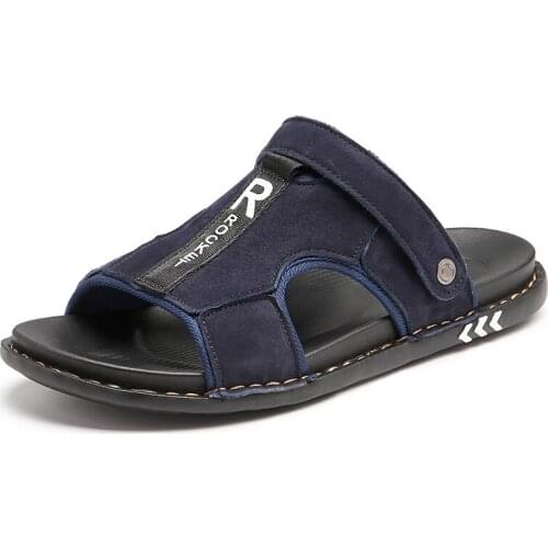 Rasteira verano da v ete hombre ritable erkek shoes deportivas de size 2020 work heren masculino cuir leather for sandals-men