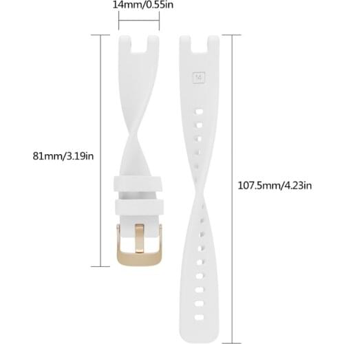 F3MD Strap Silicone Bracelet For -Garmin LilY Smart Watch Replacement Wristband Watchband Accessories
