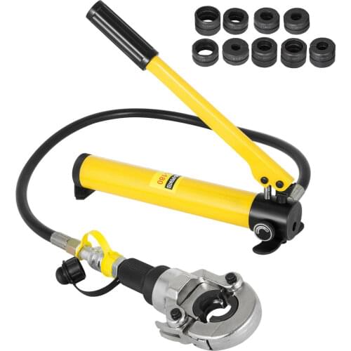 VEVOR Hydraulic Hose Clamp Crimping Tools V 12-28mm, TH 16-32mm Pliers Copper Hydraulic Pex Clamping Tools