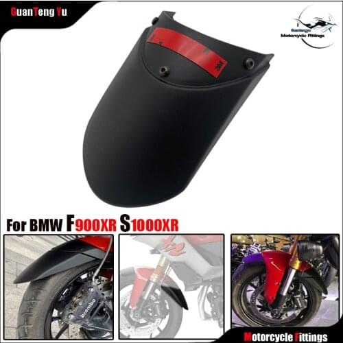 NWE high quality For BMW S1000XR F900XR 2020-2021 F900 S1000 XR Motorcycle Front Mudguard Fender Rear Extender Extension BLACK