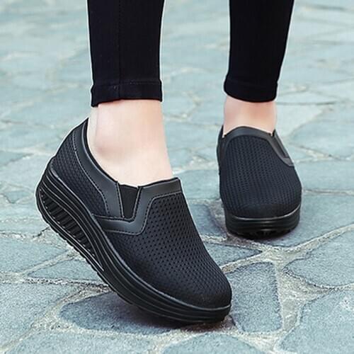 Womens Solid Slip On Casual Sport Walking Sneakers Loafers Soft Cotton Shoes women sneakers women shoes summer chaussures femme