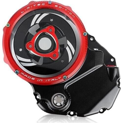 2016-2020 CNC Engine Parts Racing Clutch Cover Spring Retainer Clear For Ducati XDiavel X-Diavel X Diavel 1200 1260 Accessories