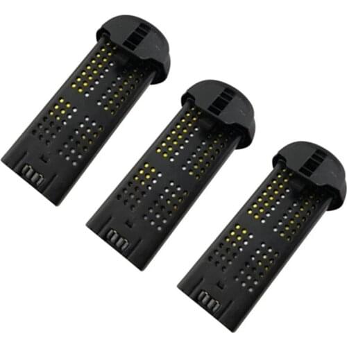 3Pcs 3.7V 400mah Battery for Syma X22 X22W WIFI FPV Mini Pocket RC Drone Rechargeable Batteries