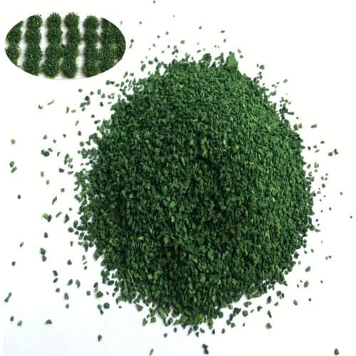 30g/lot architecture wood tree powder deep green grass for ho train layout diorama design building materials