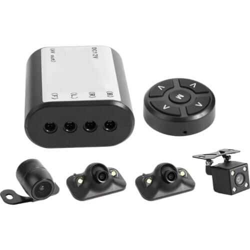 360 Degree Panoramic Car Bird View System 4 Camera Car DVR Recording Panoramic Parking System Vehicle Safety Accessories