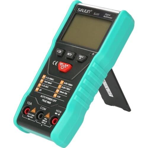 NCV Digital Multimeter 6000 Counts Auto Ranging AC/DC Voltage Esr Meter Multimeter Tester with LCD Backlit Display Flashlight