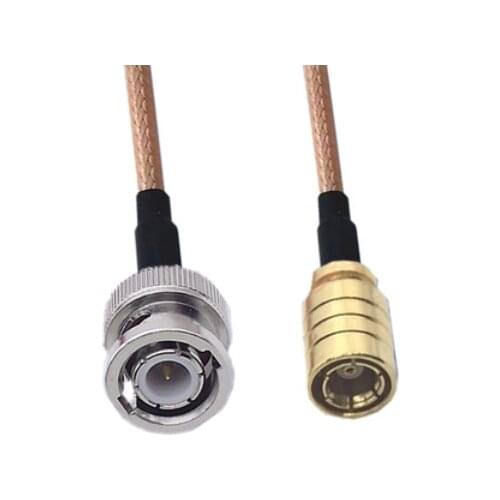 BNC Male to SMB Female Connector Pigtail Jumper RG316 Cable 50 ohm
