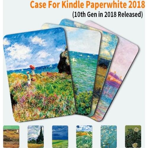 2018 Kindle Paperwhite 4 Case For Kindle Paperwhite 10th Generation Cover Protective Shell Flip E-Book PQ94WI Released