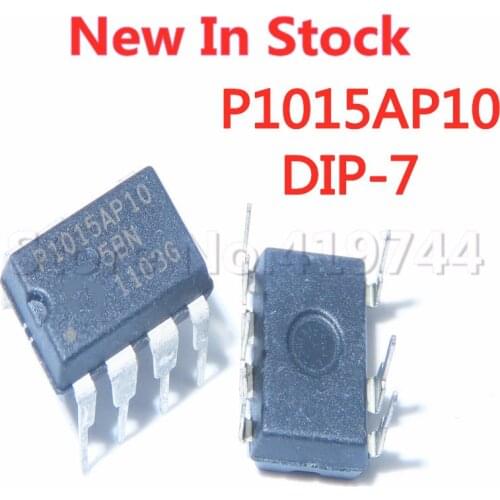 5PCS/LOT P1015AP10 NCP1015AP100G DIP-7 power management chip In Stock New Original