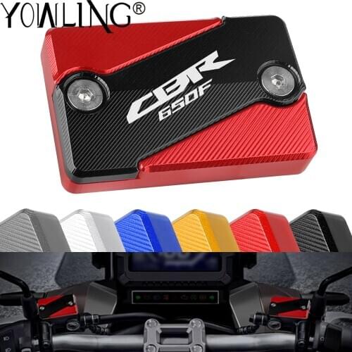 For Honda CBR650F CBR650 CBR 650 F 2014 2015 2016 2017 Motorcycle CNC Aluminum DIRT BIKE Front Brake Fluid Reservoir Caps Covers