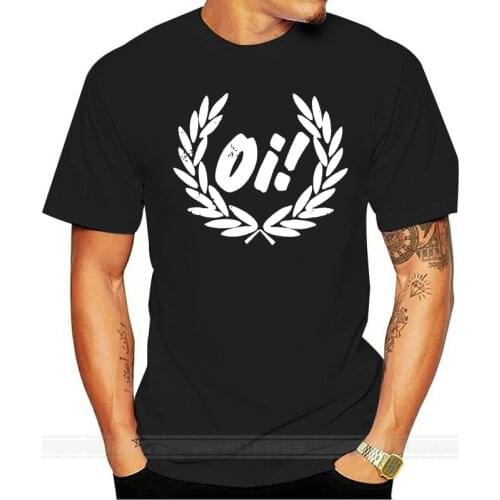 Fashion t-shirt men cotton brand teeshirt Oi Skinhead Black T-shirt cotton tshirt men summer fashion t-shirt euro size