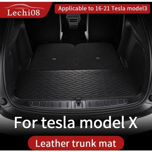 Trunk mat for Tesla model X accessories/car accessories model X tesla three tesla model Xcarbon/accessoires
