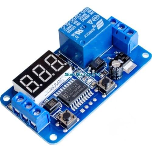 12V Home Automation Delay Timer Control Switch Module Digital display LED