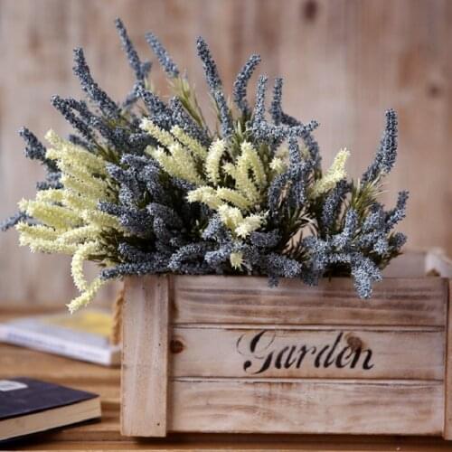 Wheat Spike Hair Grass Lavender Setaria Artificial Flowers Christmas Party Home Furnishing Living Room Decoration
