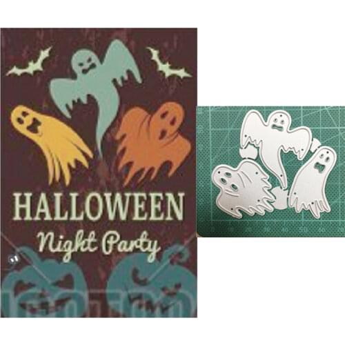 2021 new Halloween dies ghost metal cutting dies cut die mold decoration Scrapbooking dies knife mould blade punch stencils dies