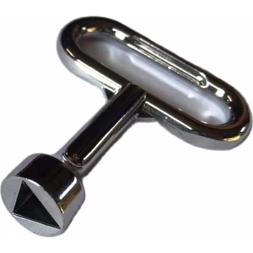 Triangle lock key Subway Bus Trian cabinet lock key tool box key air duct lock key High quality chromed