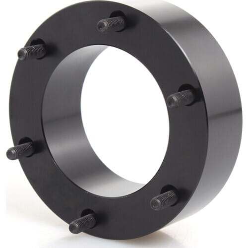 Black Aluminum Modification Universal Steering Wheel Booster Car Modified Steering Wheel Heightening Pad 25MM Accessories