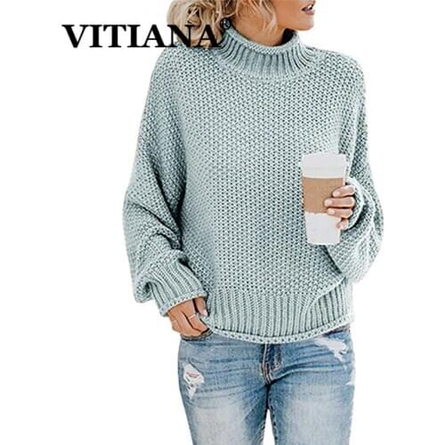 Женские вязаные пуловеры VITIANA China At AliExpress