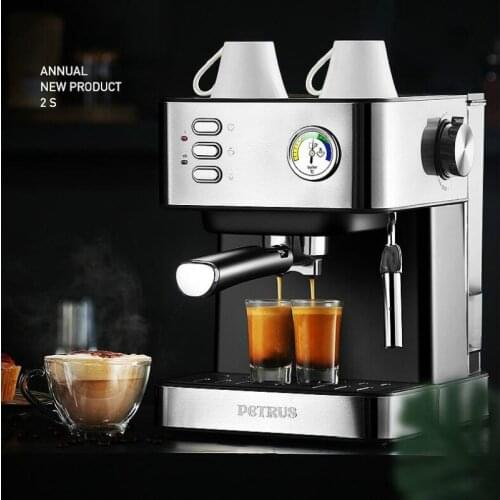 20Bar coffee machine Household small semi-automatic Italian commercial high pump pressure steam foaming