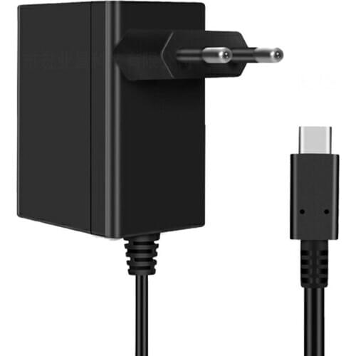 EU/US Plug AC Power Adapter 5V 1.5A 15V 2.6A Type C Fast Charger for Nintendo- Switch Cellphone Tablet Mobile Phone