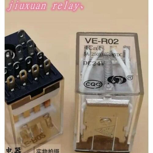 Brand new original Relay VE-R02-4CA1 DC24V 14pins 4 groups conversion