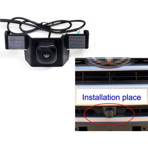 CCD HD Car front view camera for Toyota Highlander 2018 Car Frontview Vehicle Camera Night Vision Waterproof Parking Kit