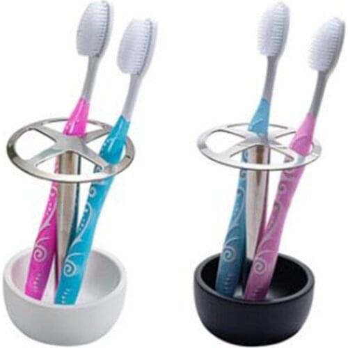 Stainless Steel Toothbrush Holder Toothbrush Organizer Toothpaste Storage Holder Bathroom Accessories Set Bathroom