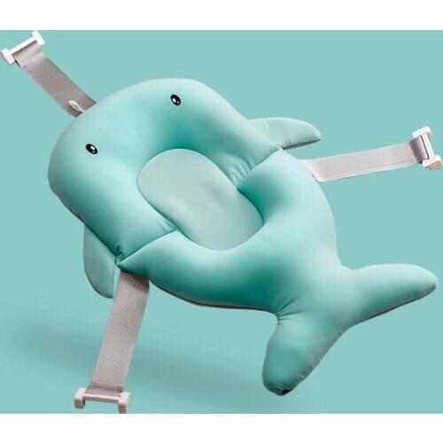 Baby Shower Portable Air Cushion Bed Babies Infant Child Bath Pad Non-Slip Bathtub Mat Newborn Safety Security Bath Seat Support