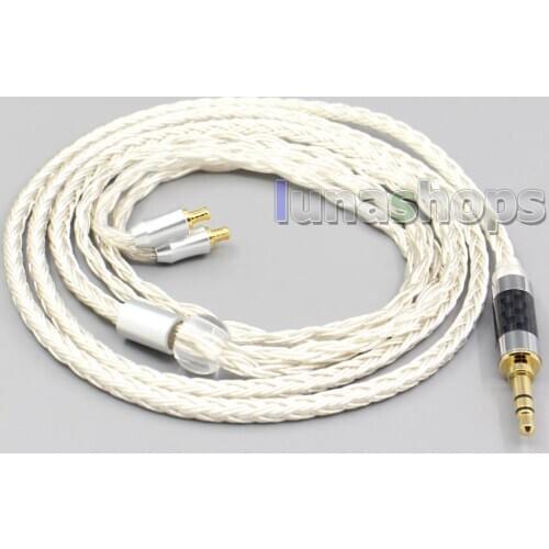 LN007220 16 Core OCC Silver Plated Earphone Cable For Audio Technica ath-ls400 ls300 ls200 ls70 ls50 e40 e50 e70 312A