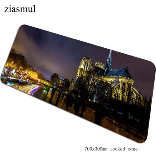 Cathedrals mouse pad Beautiful 700x300x3mm pad to mouse notbook computer mousepad Birthday gaming padmouse gamer laptop mat