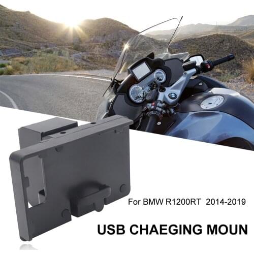 Motorcycle navigation bracket For BMW R1200RT R1250RT handheld gps navigator usb charger Phone Navigation holder
