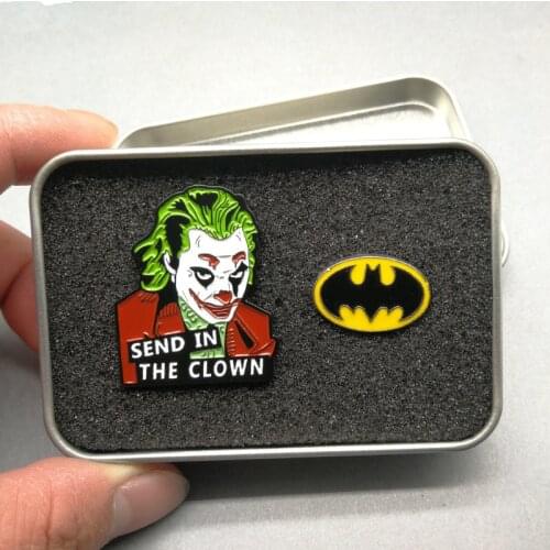 European and American new clown alloy brooch badge Couple clothes accessories