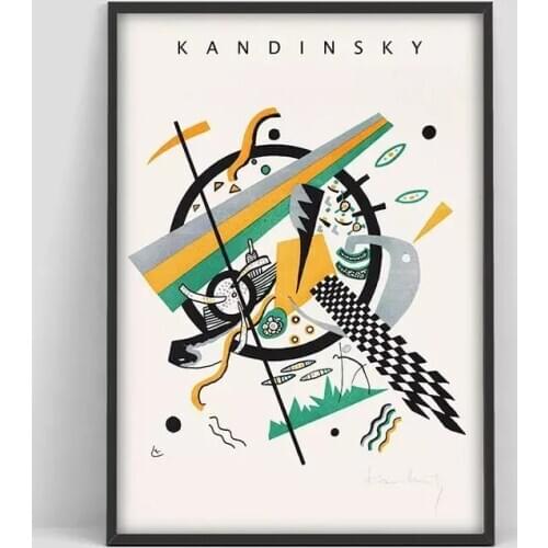 Prints Paintings Modular Wassily Kandinsky Pictures Canvas Abstract Cool Wall Art Home Decor Modern Bedside Background Poster