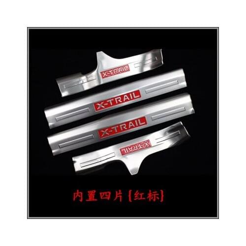 Threshold bar Stainless Steel Rogue Steel Rear Bumper Protector Sill fit For Nissan X-Trail T32 2014-2016 Welcome pedal