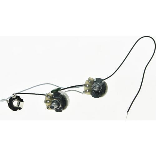 Prewired Wiring Harness Alpha 250K Large Pots 1V1T 1 Socket for Precision P Bass