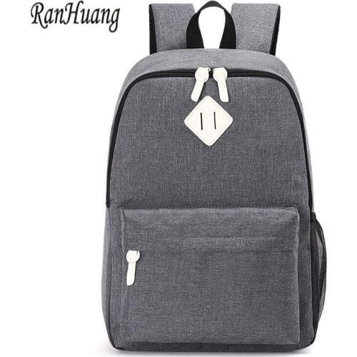 RanHuang New 2019 Women Fashion Backpack High Quality Oxford Backpack School Bags For Teenage Girls and Boys mochila feminina