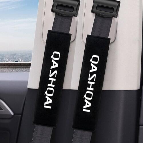 Car Seat Belt Cover Covers Shoulder Cushion Protector Safety Belts Shoulder for Nissan qashqai Juke Sentra Patrol Navara Micra